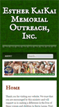 Mobile Screenshot of estherkaikaimemorialoutreach.com